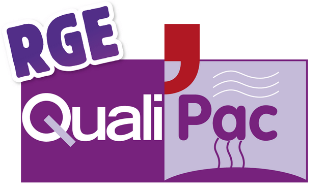 Logo pompes à chaleur RGE Qualipac Logo pompes à chaleur RGE Qualipac